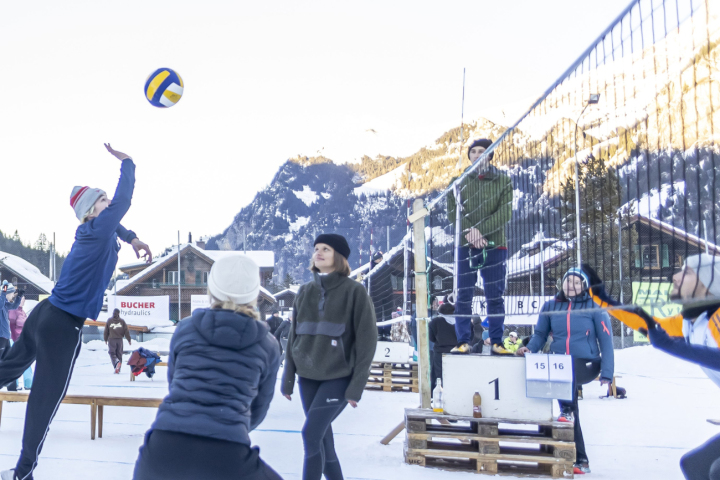 Snowvolley 2024 Kandersteg. Bild: Michael Schinnerling