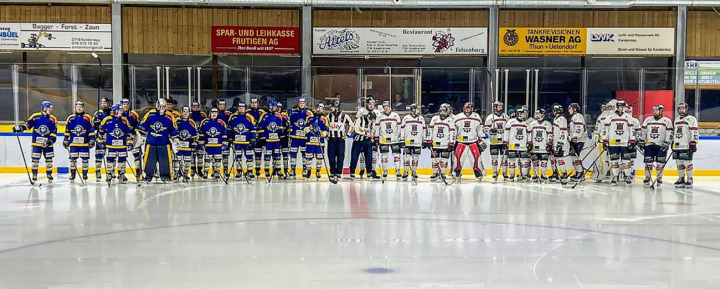 Der EHC Kandersteg zeigte trotz der 2:6-Niederlage gegen Leader Mühlethurnen eine kämpferische Leistung und begeisterte das Publikum in der heimischen Eishalle. BILD: ZVG