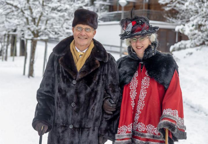 1. Beat und Barbara Wernli aus Pfäffikon sind seit zehn Jahren immer dabei. Die Kleider werden von Barbara selber genäht.