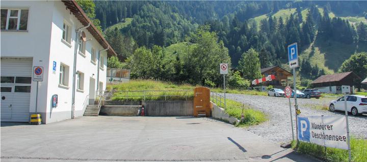 Die Ent- und Versorgungsstation für Camper soll zwischen dem Haus der Museen und dem Parkplatz eingerichtet werden. BILD: K ATHARINA WITTWER