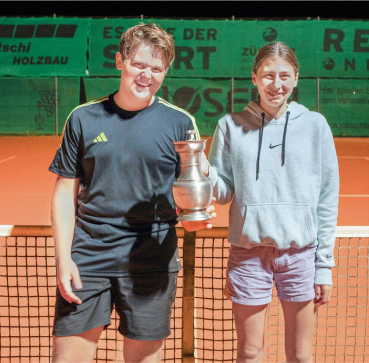 Denny Bettschen und Malin Willen gelang die Titelverteidigung, beide freuen sich auf den Besuch der Swiss Indoors in Basel. BILD: CARLA STEINER