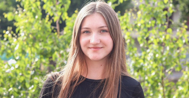 Anastasiia, kurz Nastia, fühlt sich im Frutigland in Sicherheit. BILD: SARAH WNUK