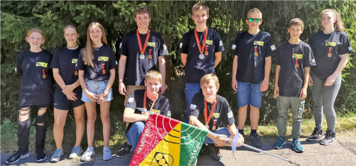 Die Jung- und Nachwuchsschützen am Kantonalfinal in Köniz BILD: ZVG