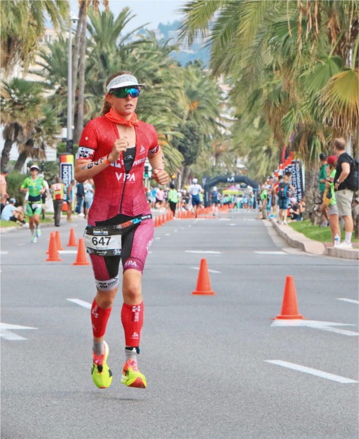 Zum Abschluss des Wettkampfs in Nizza musste Patricia Circelli-Rauber einen Marathon laufen.