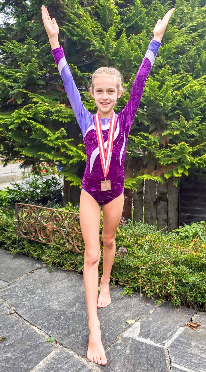 Milana Denysenko (K1) freut sich über ihre allererste Auszeichnung. BILD: ZVG