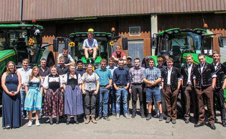 Die Klasse 3f der LandwirtInnen EFZ am Inforama Rütti BILD:ZVG