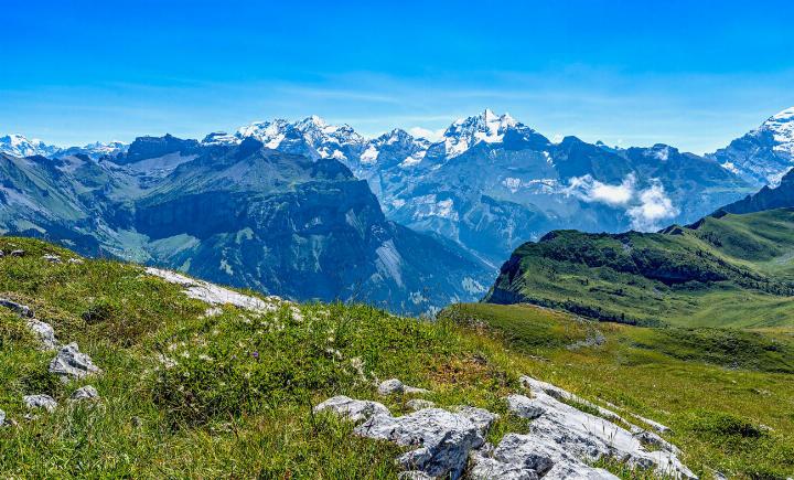 Ein Panorama wie aus dem Bilderbuch. BILDER: MARTIN WENGER